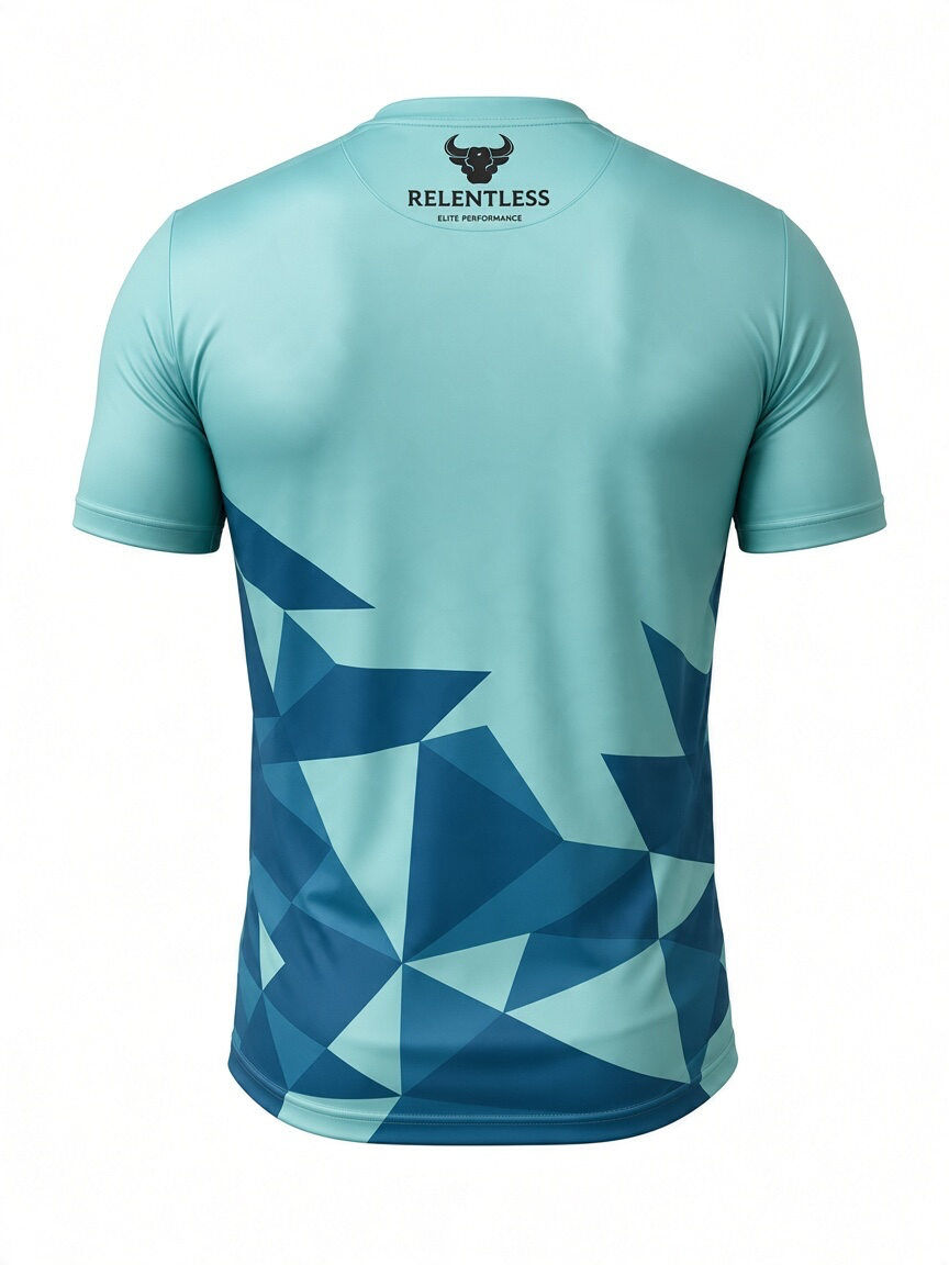 Turquoise Shard Performance T-Shirt